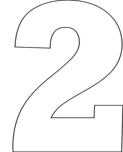 10 Number 2 Stencil Free Cliparts That You Can Download To You