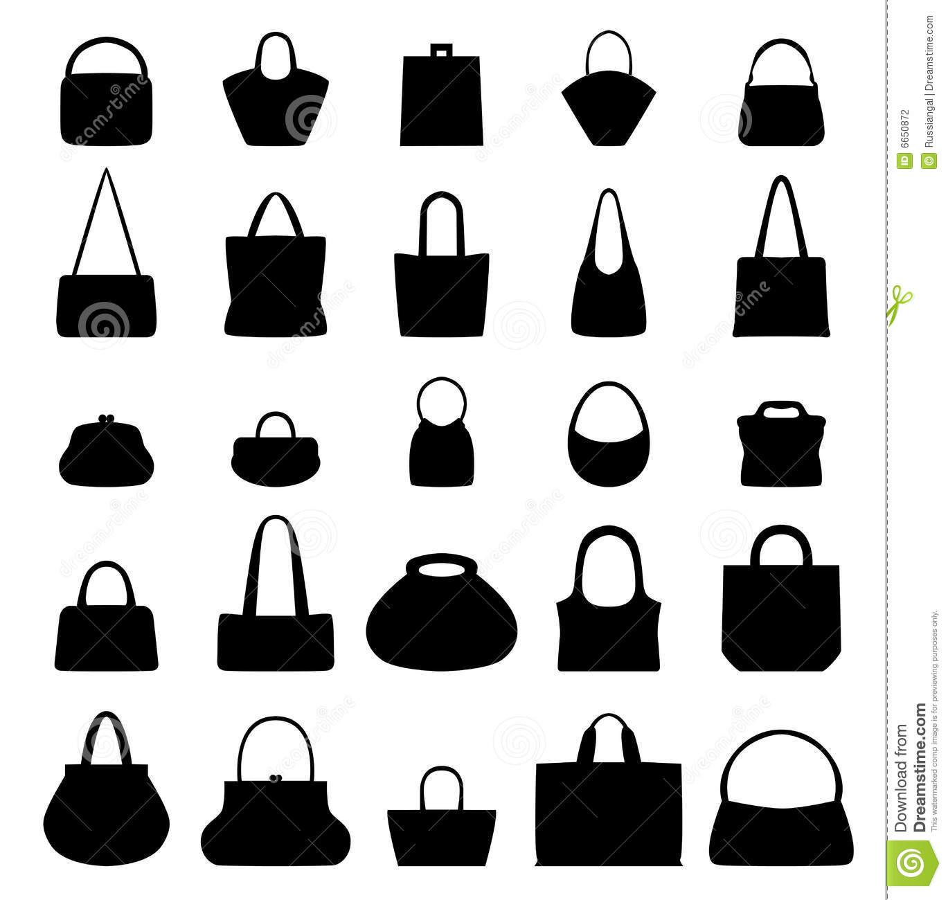 Execution Of 25 Different Purses And Handbags