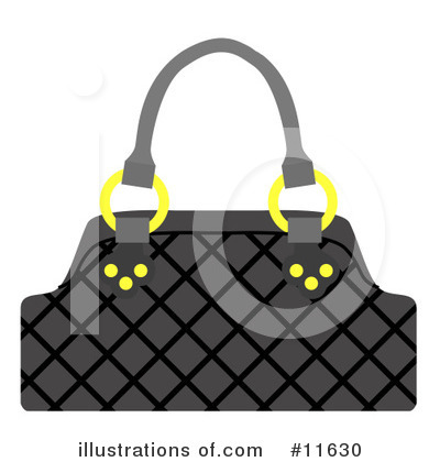 Handbags Clipart Purse Clipart Illustration