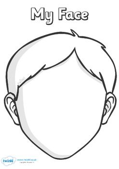 Set Of Helpful Blank Faces Templates Useful For A Variety Of