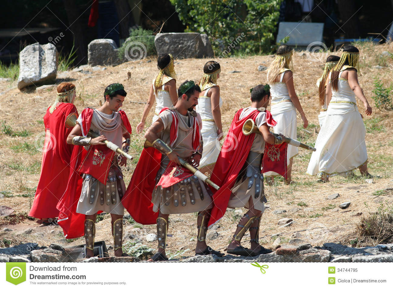 Theatrical Performance In Ephesus Turkey Editorial Image   Image    