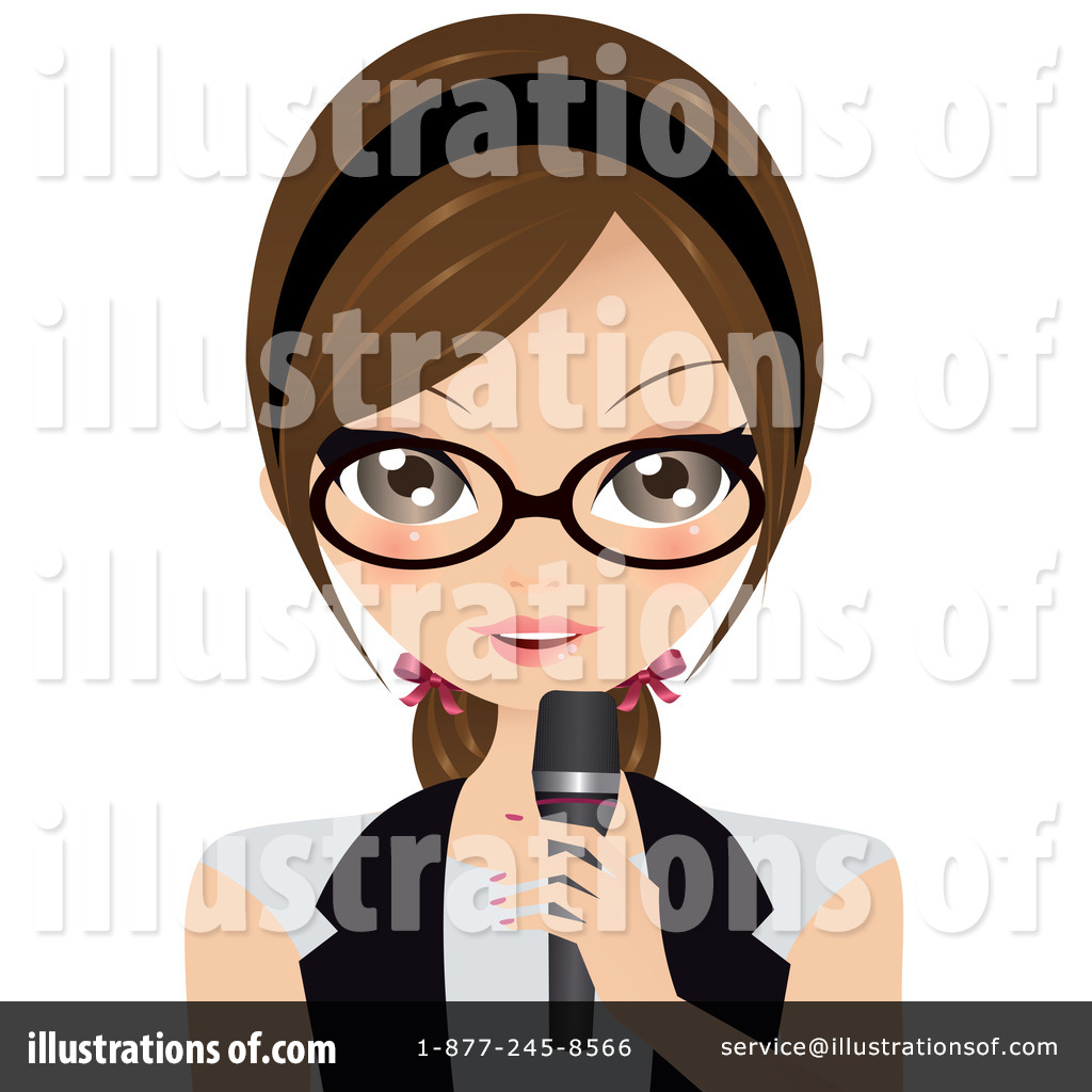Royalty Free  Rf  Microphone Clipart Illustration By Melisende Vector