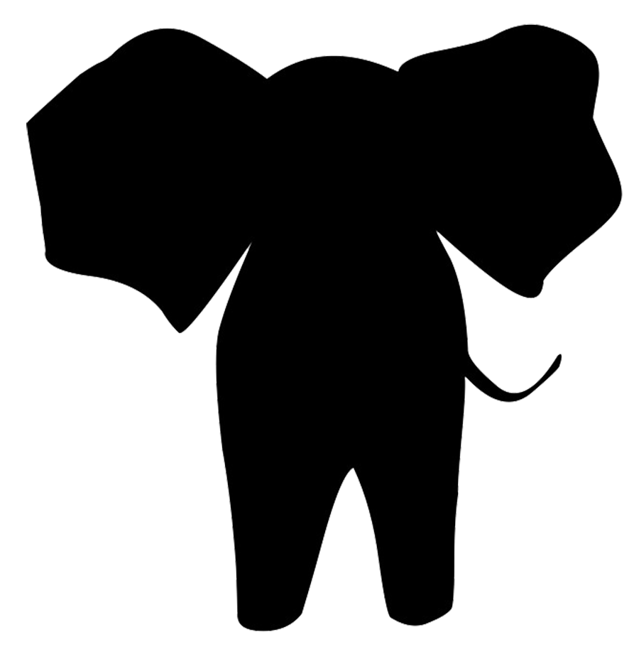 Simple Elephant Silhouette Animal Silhouette Silhouette Clip Art
