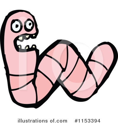Earthworm Clipart  1153394 By Lineartestpilot   Royalty Free  Rf