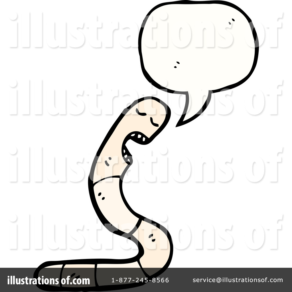 Earthworm Clipart  1153402 By Lineartestpilot   Royalty Free  Rf