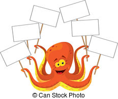 Octopus Illustrations And Clipart  4556 Octopus Royalty Free