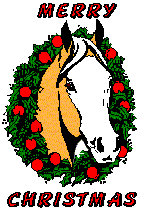 Clipart Horses And Christmas