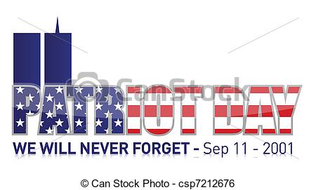 Art Vector Of Patriot Day September 11 Csp7212676   Search Clipart