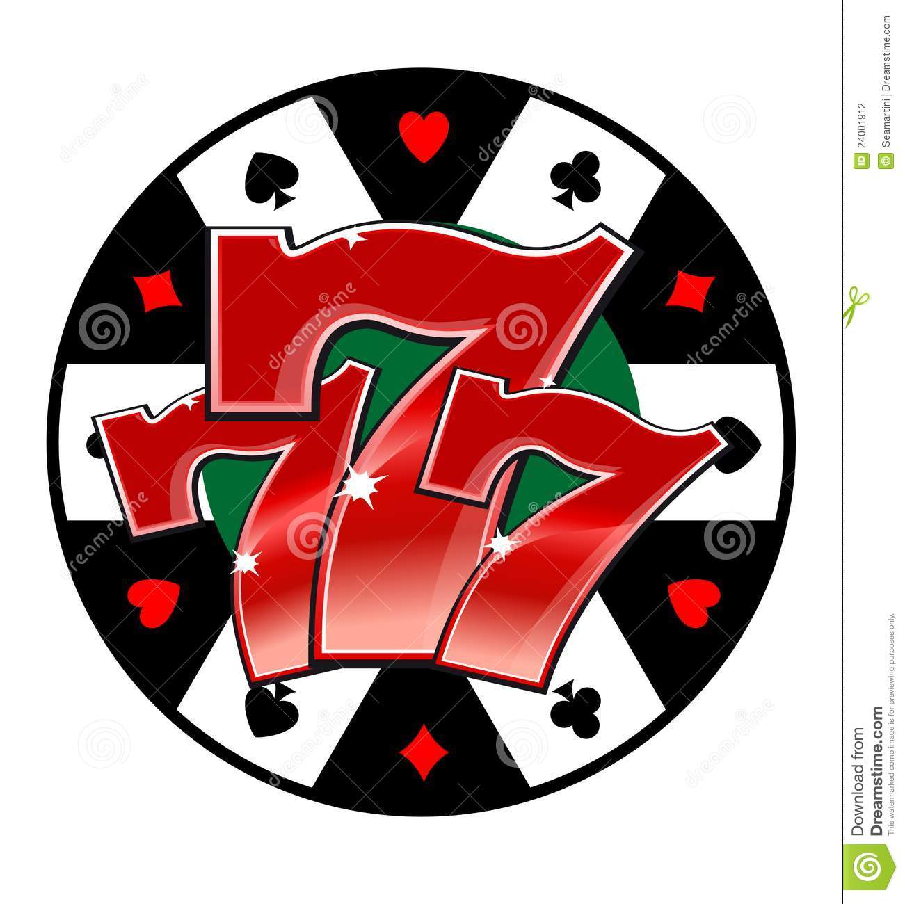 Casino Lucky Symbol Stock Photography   Image  24001912