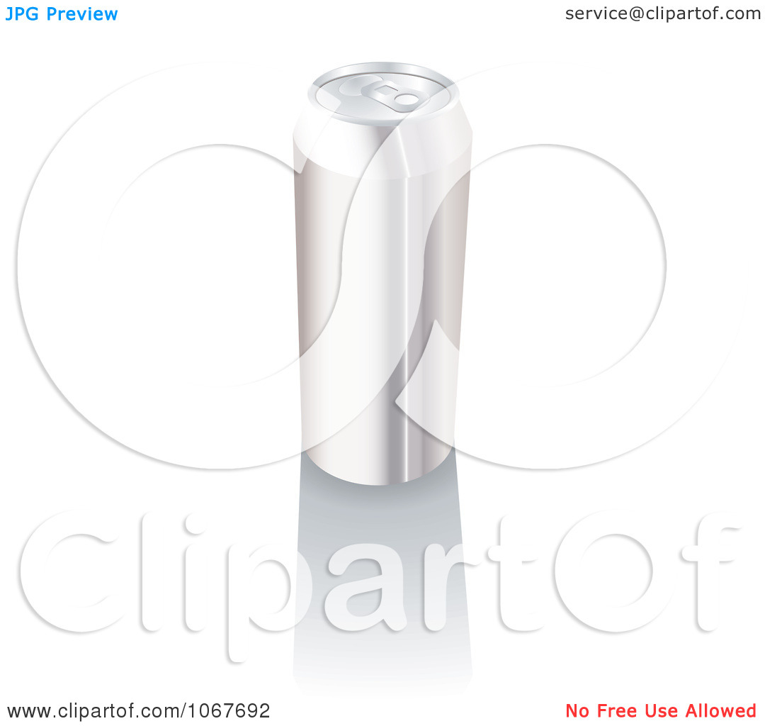 Clipart 3d Aluminum Can   Royalty Free Vector Illustration By