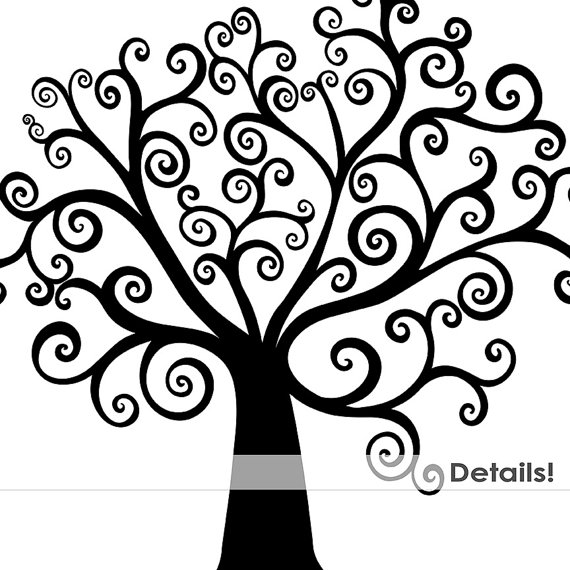 Black And White Tree With Roots Clipart   Clipart Panda   Free Clipart