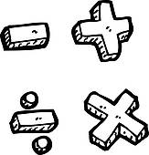Math Clipart Black And White   Clipart Panda   Free Clipart Images