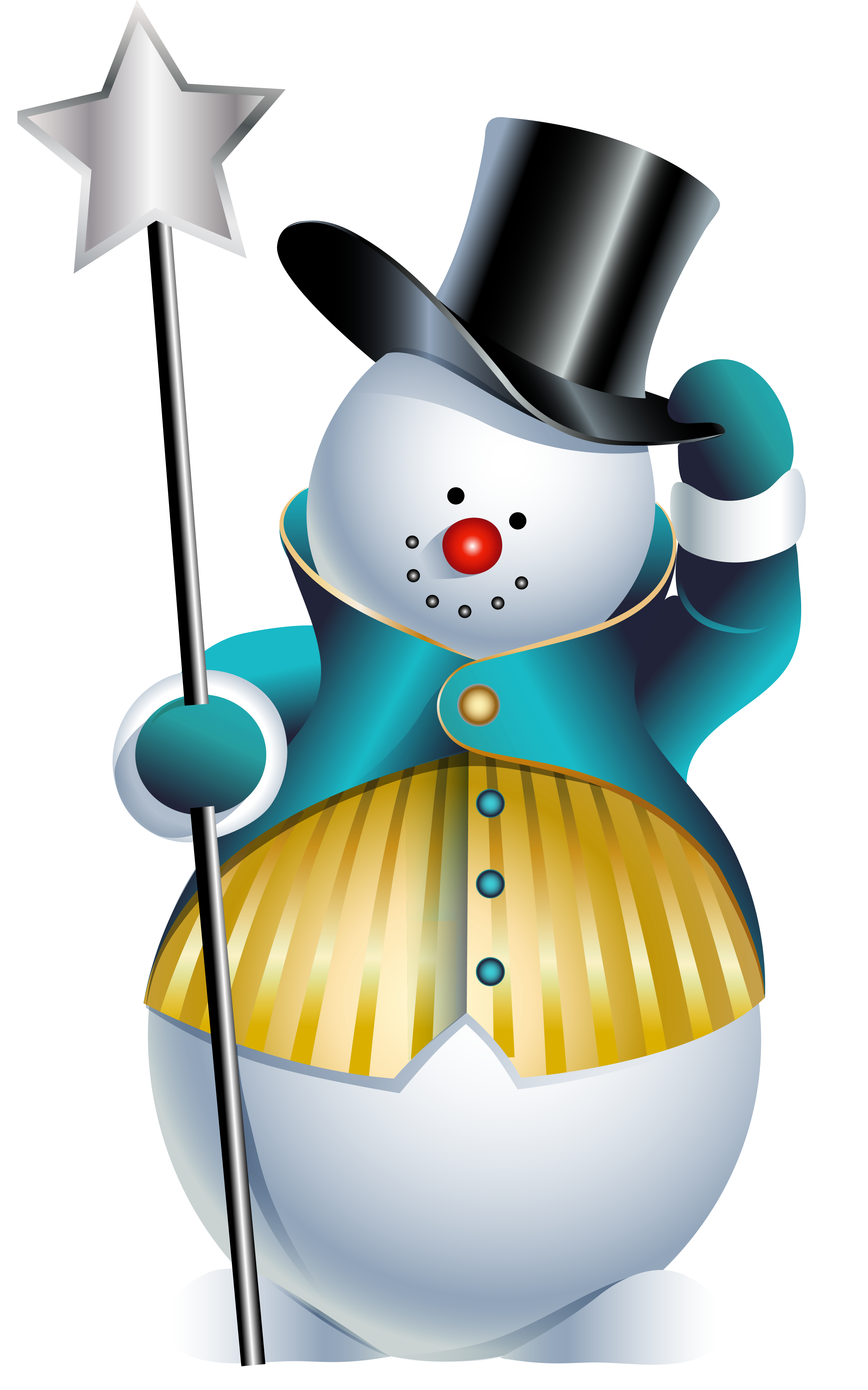 Christmas Snowman Clip Art
