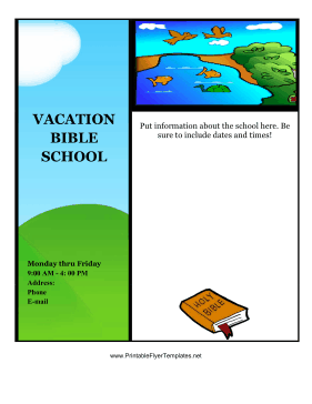 Vacation Bible School Flyer   Clipart Panda   Free Clipart Images