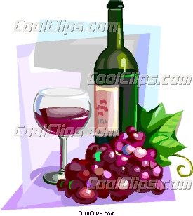 French Red Wine With Glass And Grapes French Red Wine With Glass And