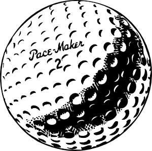 Golf Ball Courtesy Of Ocal Clipart From Clker Com