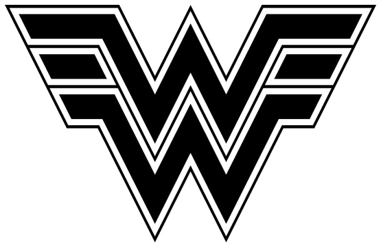 Wonder Woman Logo Black And White Images   Pictures   Becuo