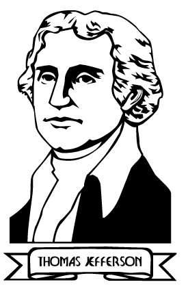 Graphics Com Clipart Holidays Presidents Day Thomas Jefferson Shtml