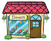 Flower Shop   Clipart Graphic