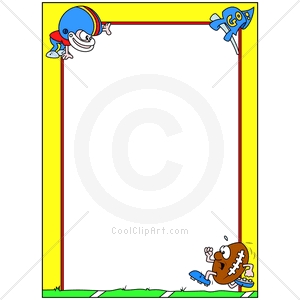 Football Border Clip Art Images   Pictures   Becuo