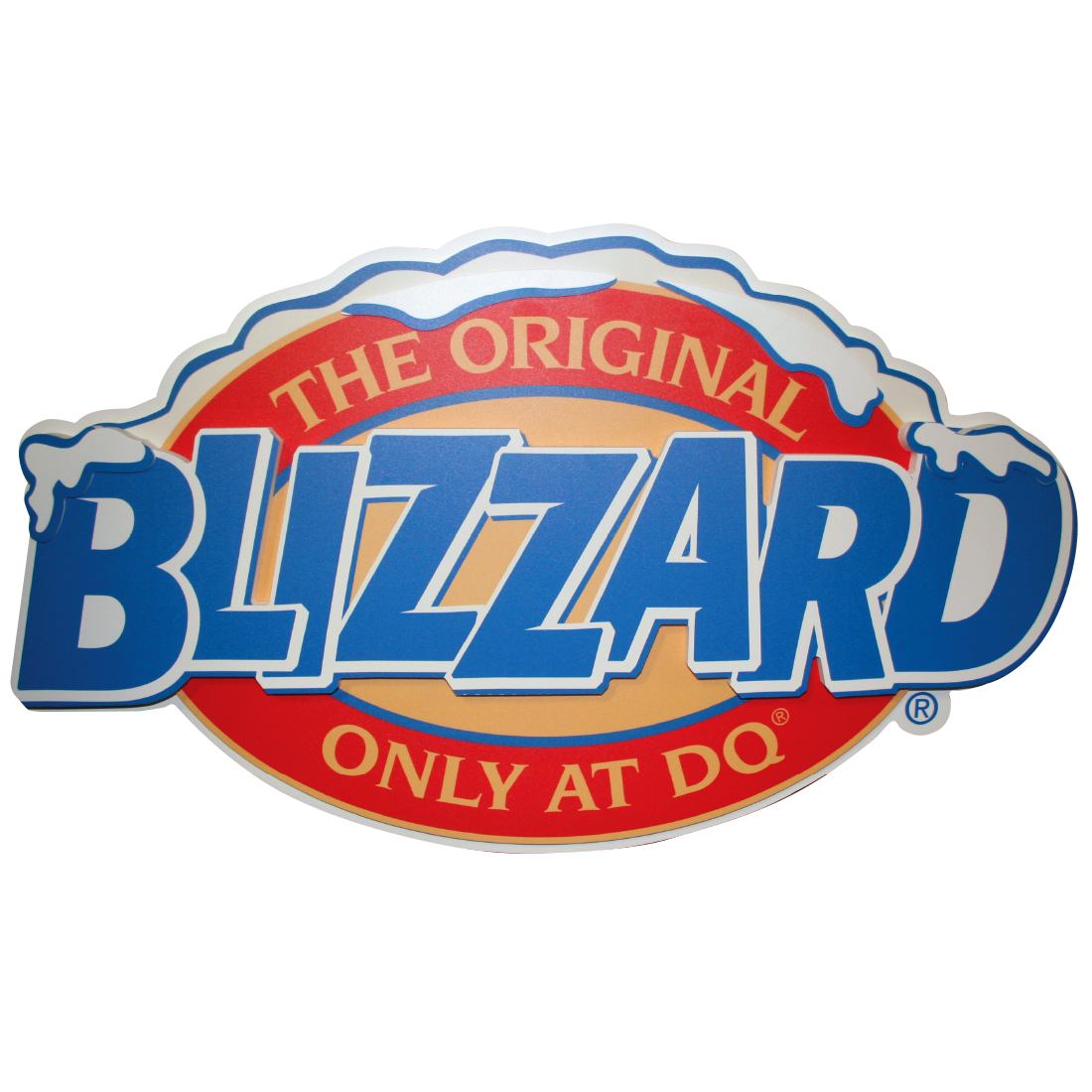 Blizzard Logo Large   Dimensional   In Store Signage