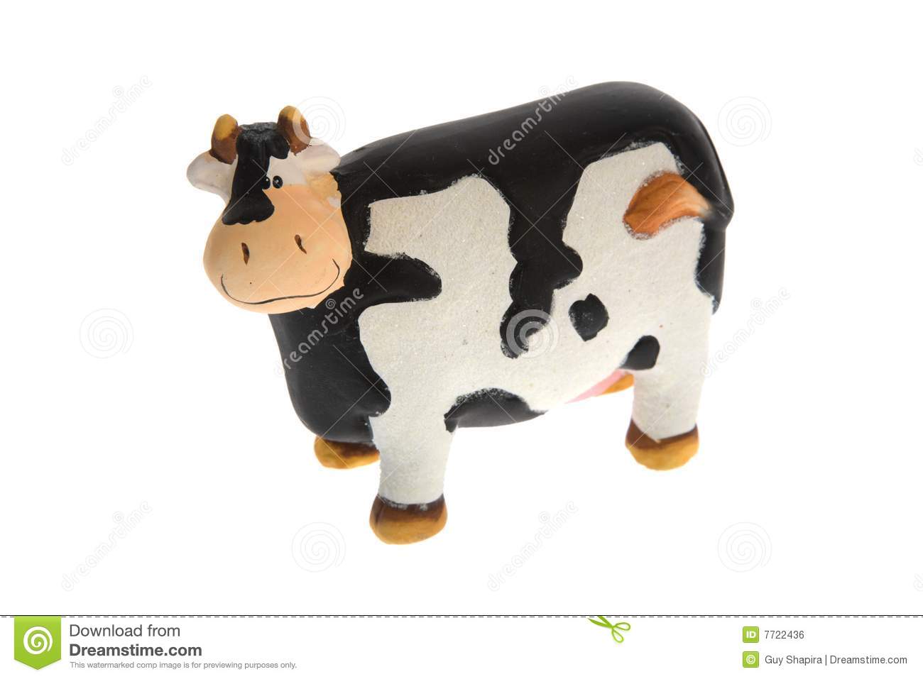 Crazy Toy Cow Royalty Free Stock Image   Image  7722436