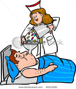 Throat Clipart A Nurse Pouring Pills Down A Patients Throat 120225