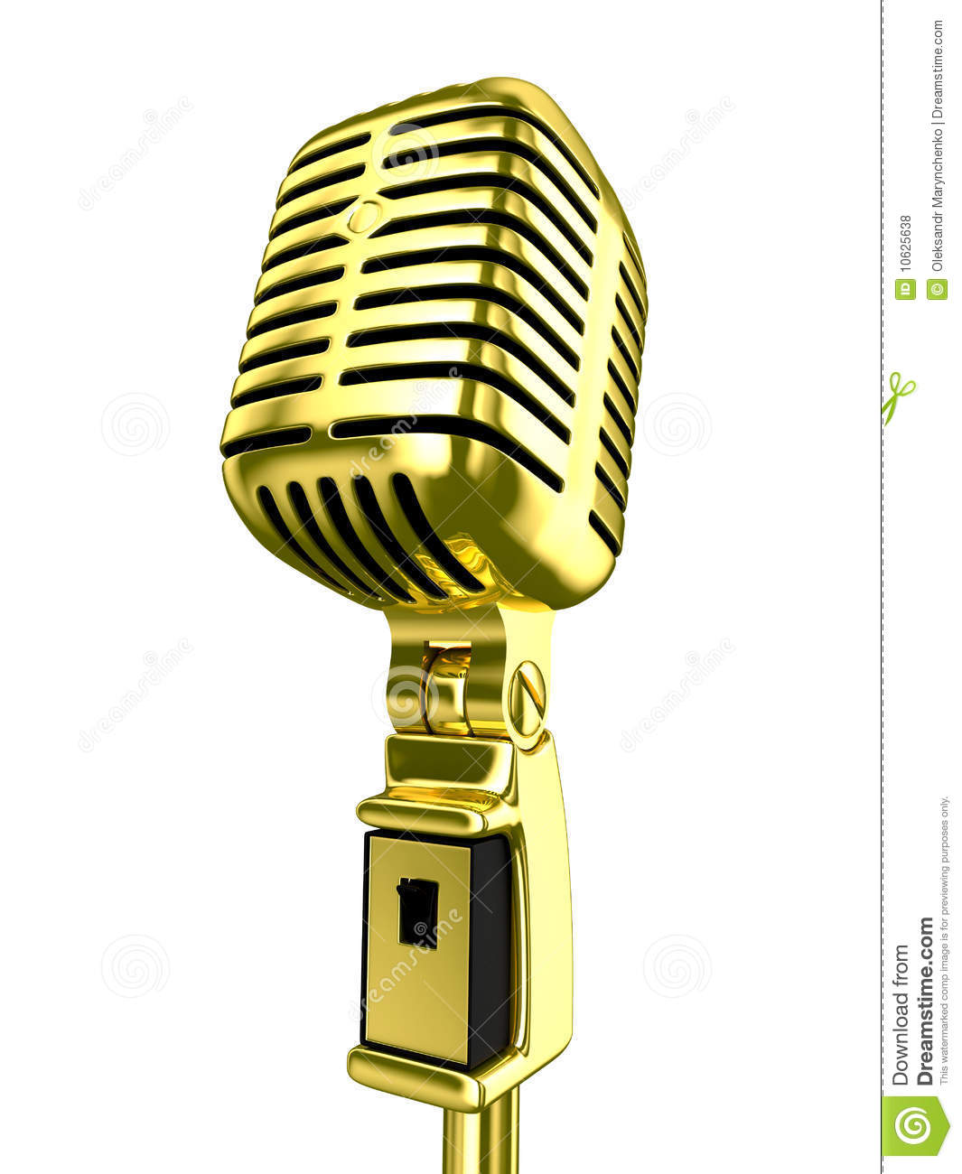 Vintage Microphone Royalty Free Stock Photos   Image  10625638