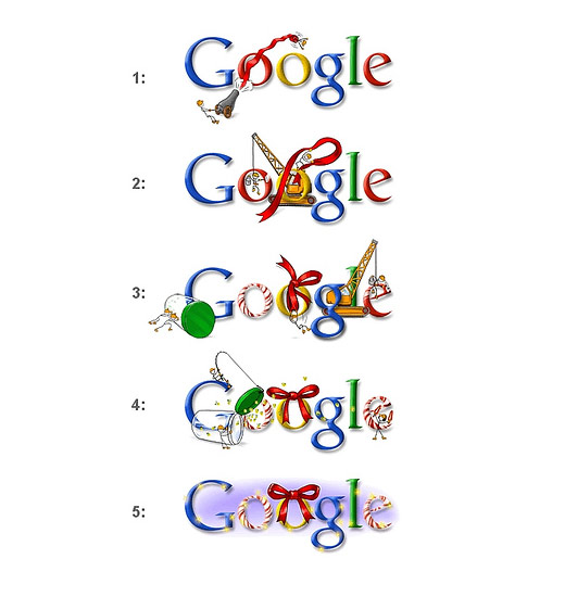 Google Images Christmas Clip Art  Sometimes Alters Their Logo To