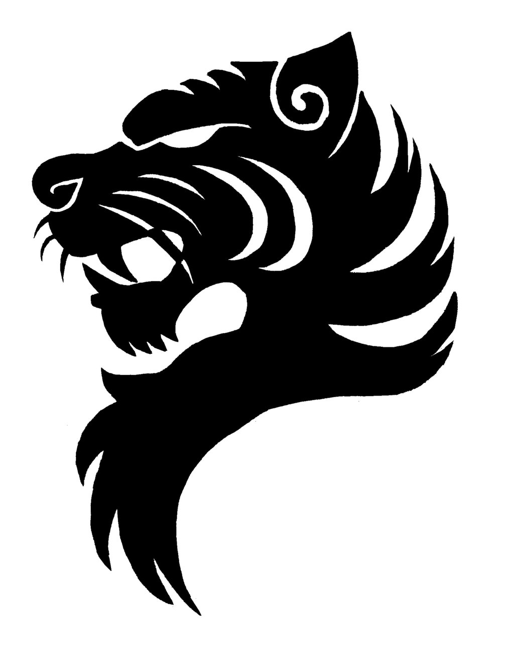 Tiger Logo Black And White   Clipart Panda   Free Clipart Images