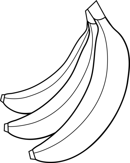 Baking Clipart Black And White Banana Clipart Black And White Png