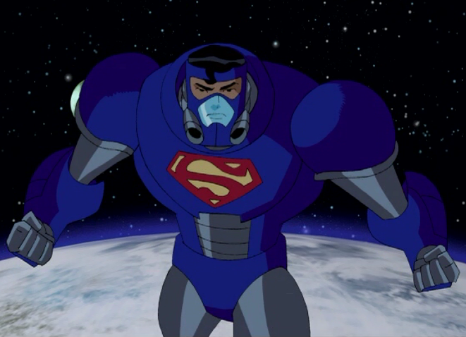 Black Suit Superman Animated Some Time Later Superman Went