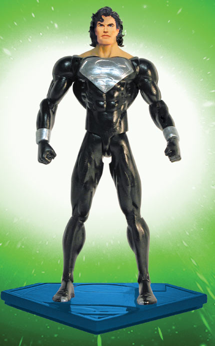 Black Suit Superman Comic Superman Returned From The