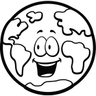 Earth Clipart Black And White   Clipart Panda   Free Clipart Images