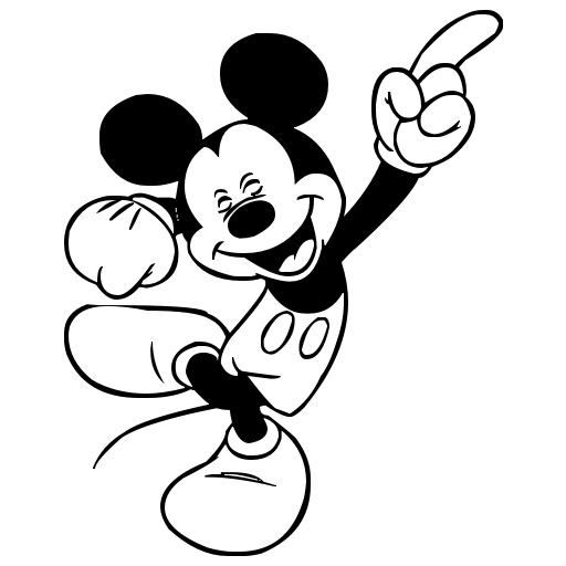 Mickey Mouse Black And White   Clipart Panda   Free Clipart Images