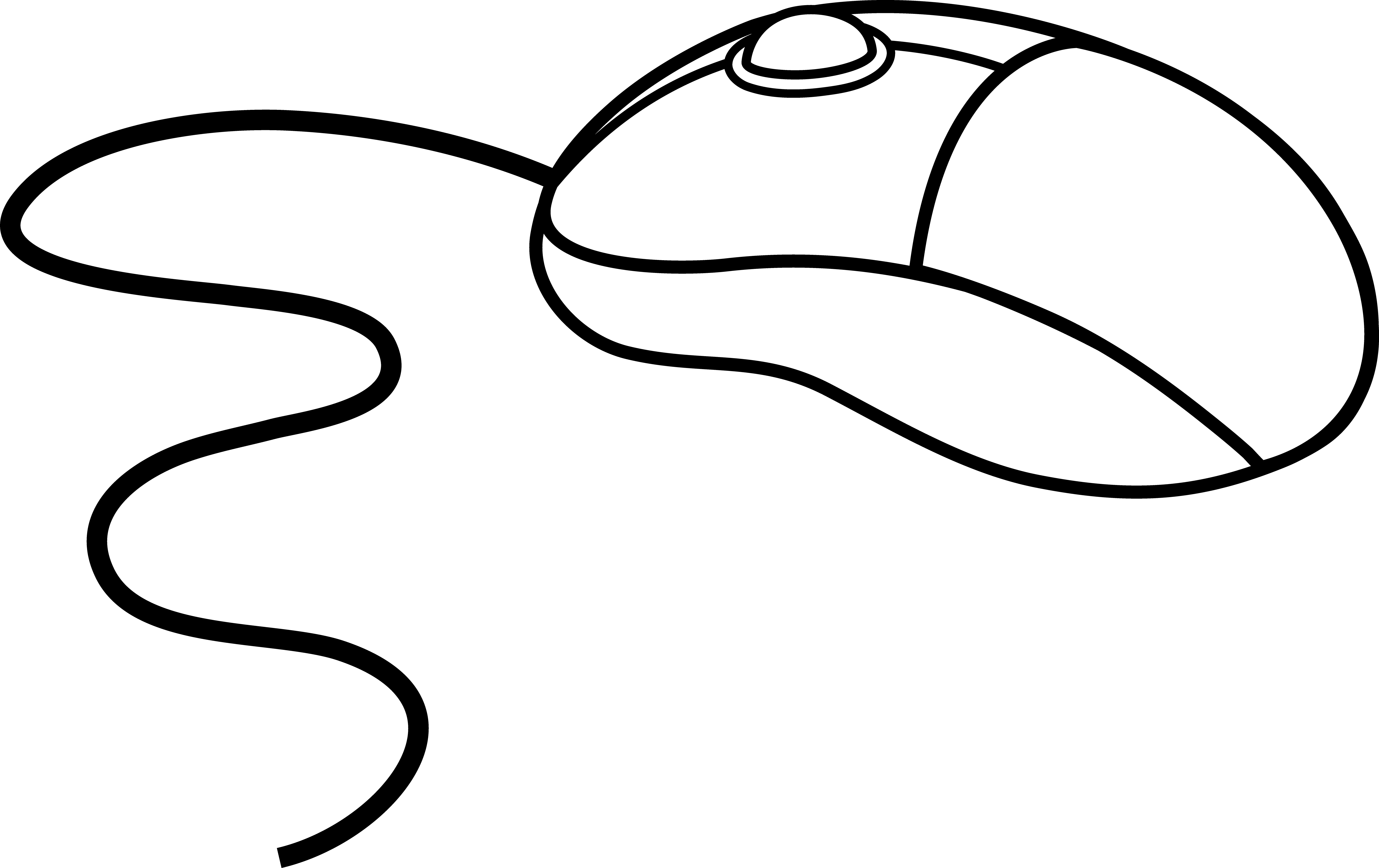 Mouse Clipart Black And White Computer Mouse Clipart Black And White