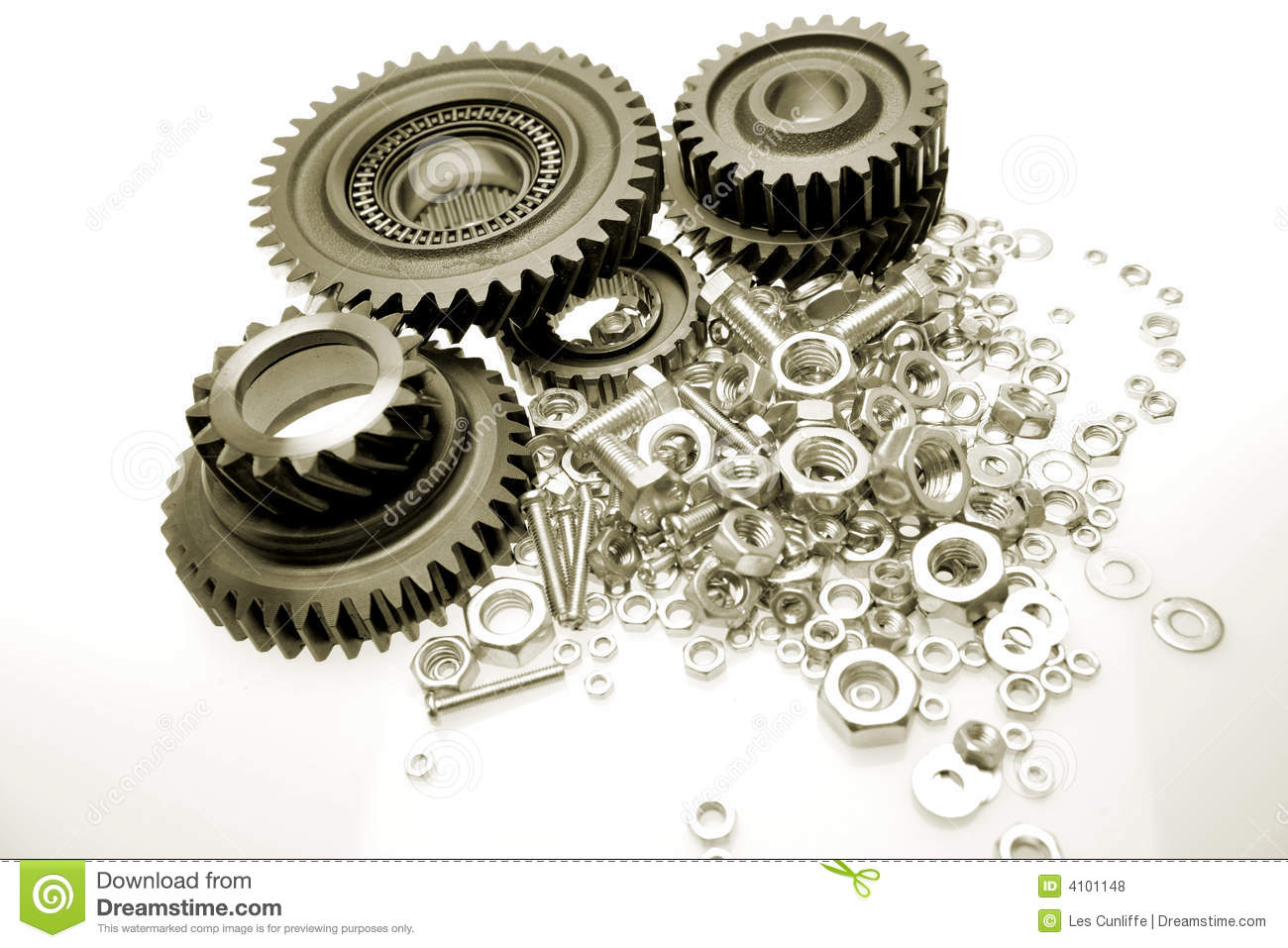 Royalty Free Stock Photos  Gears Nuts   Bolts