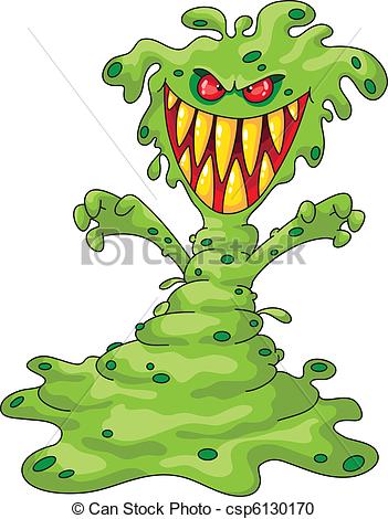 Scary Shadow Monster Clipart