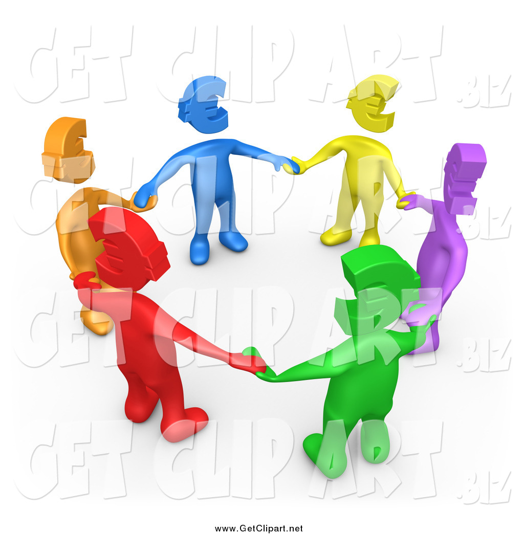 Group Of Business People Clipart Clip Art Of A 3d Group Of Diverse