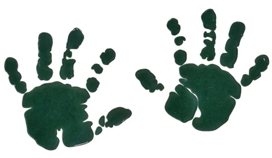 Tulip Baby Couture   Baby Hands Multi Surface Stencils   Stencils And