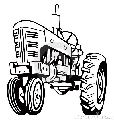 Vintage Tractor Stock Image   Image  3147421