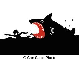 Shark Attack Illustrations And Clipart  817 Shark Attack Royalty Free
