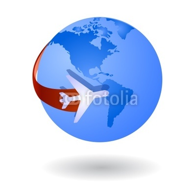 Travel Around The World Clip Art Stock Image And Royalty Free Vector