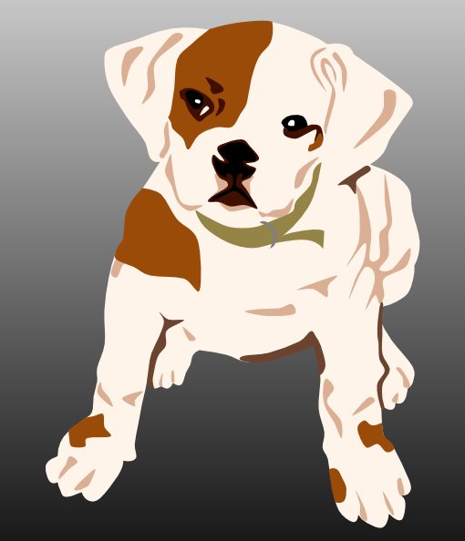 Bulldog Puppy Clip Art At Clker Com   Vector Clip Art Online Royalty