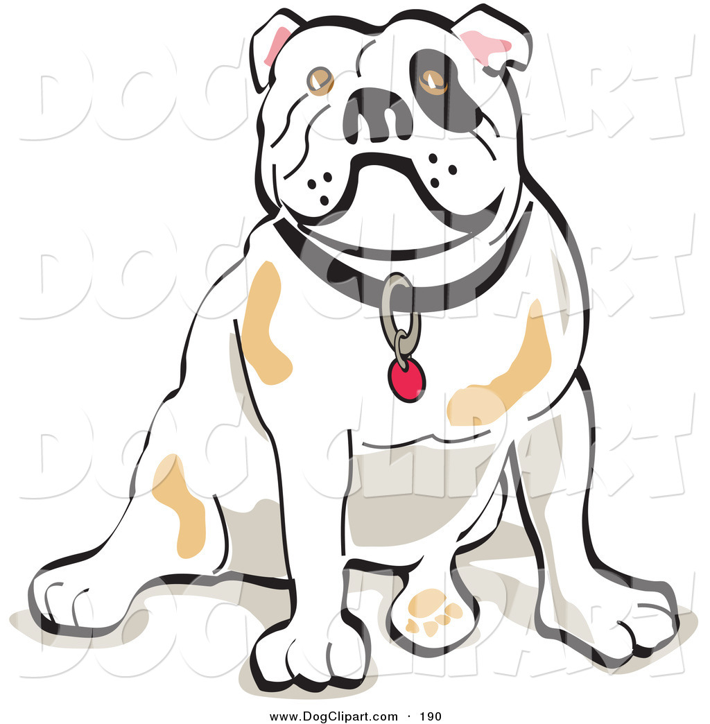 Bulldog Puppy Clipart Clip Art Of A Bulldog Sitting