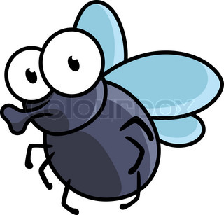 Fly Cartoon Abstract Vector Art Illustration Image Contains