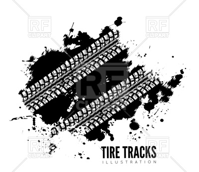 Tire Track Background In Black And White 73316 Download Royalty Free