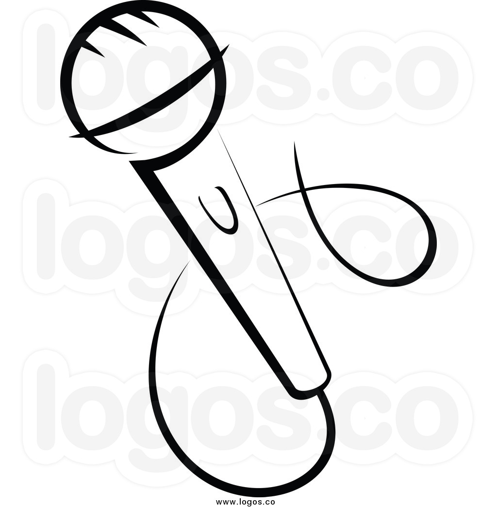 Microphone Clip Art Black And White   Clipart Panda   Free Clipart