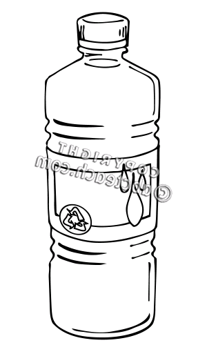 Black And White Water Clipart Water Bottle Clip Art Black And White