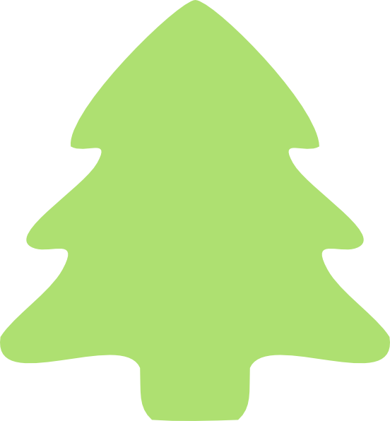 Christmas Tree Outline Clipart   New Calendar Template Site